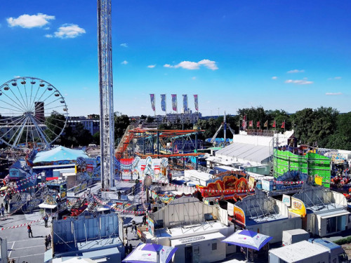 Hofer Volksfest 2022  von Oben am Tag 6.8.22 – Foto 2