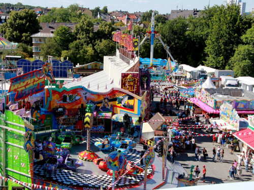 Hofer Volksfest 2022  von Oben am Tag 6.8.22 – Foto 8