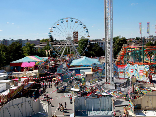 Hofer Volksfest 2022  von Oben am Tag 6.8.22 – Foto 10