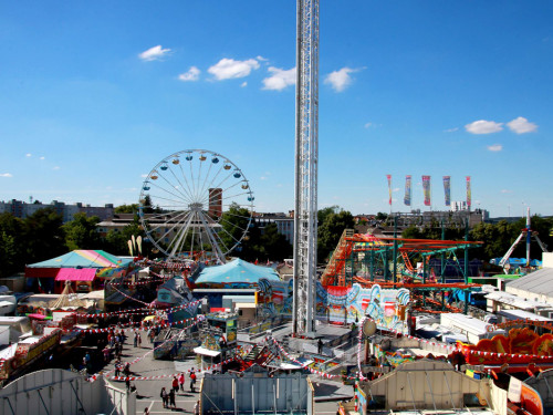 Hofer Volksfest 2022  von Oben am Tag 6.8.22 – Foto 13