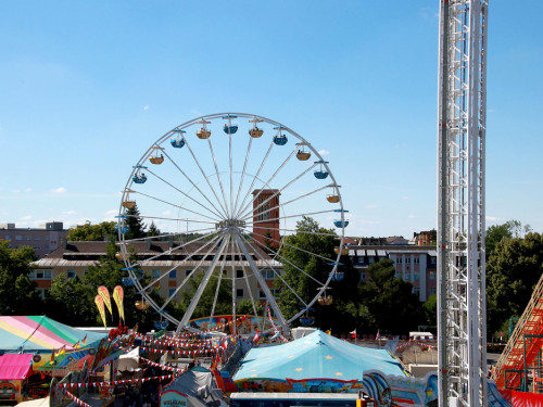 Hofer Volksfest 2022  von Oben am Tag 6.8.22 – Foto 15