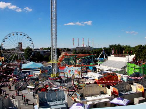 Hofer Volksfest 2022  von Oben am Tag 6.8.22 – Foto 20