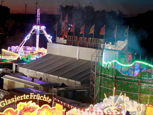 Hofer Volksfest 2022  von Oben bei Nacht 6.8.22 – Foto 17