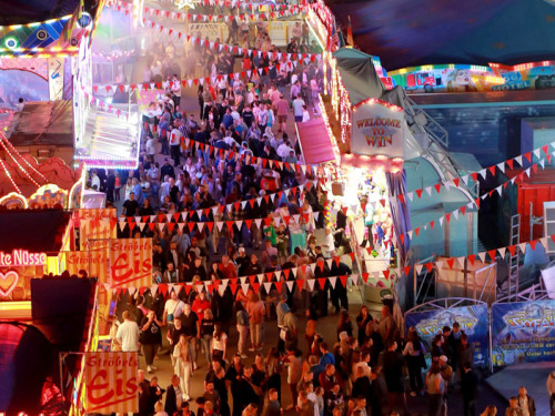 Hofer Volksfest 2022  von Oben bei Nacht 6.8.22 – Foto 20