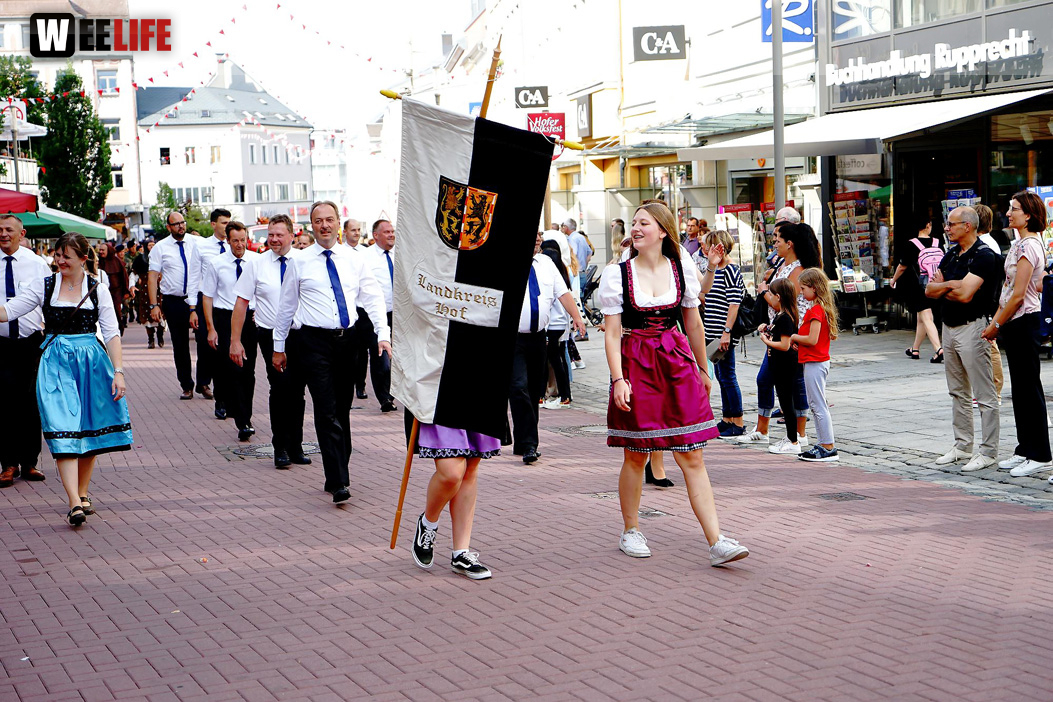 Hofer Volksfest Umzug 2022