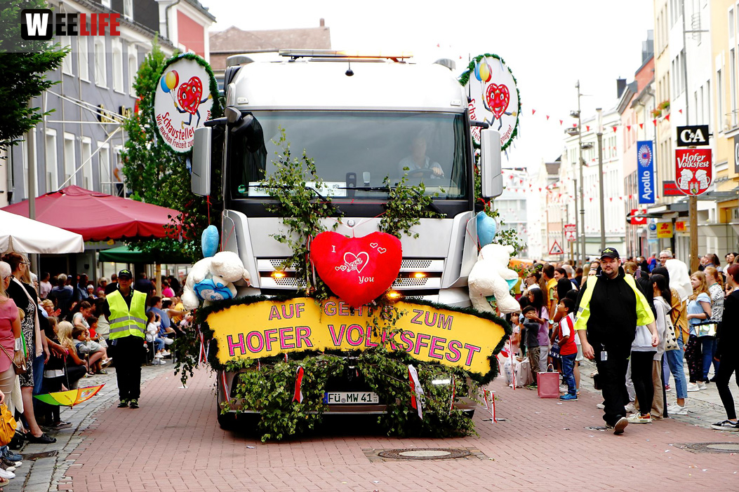 Hofer Volksfest Umzug 2022