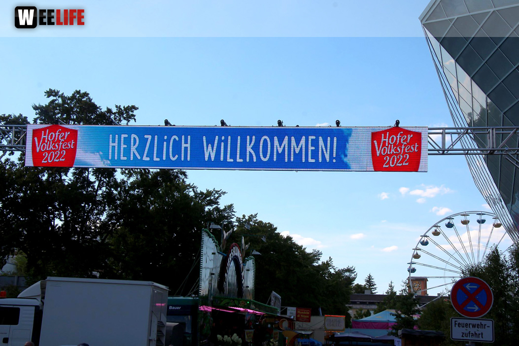 Hofer Volksfest 2022 Sonntag Nachmittag 7.8.22