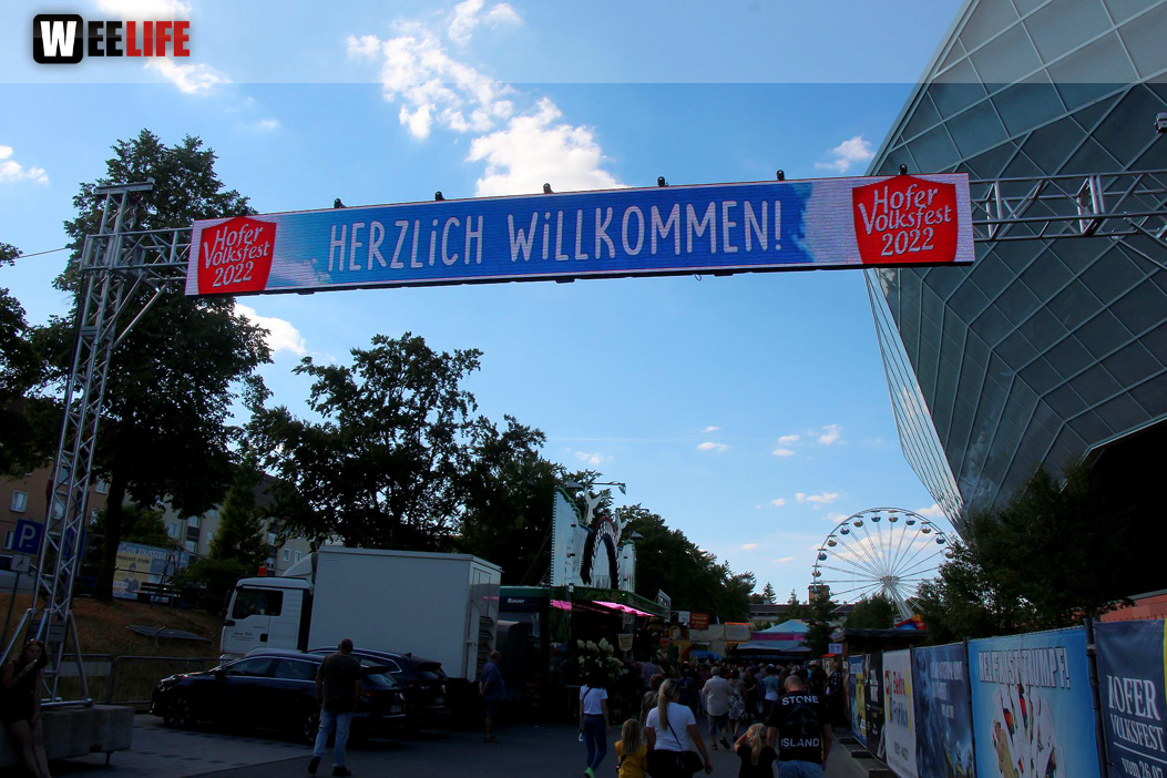Hofer Volksfest 2022 Sonntag Nachmittag 7.8.22