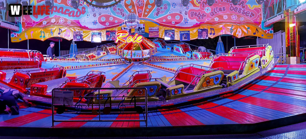 Hofer Volksfest 2022 Abbau 7.8.22 8.8.22