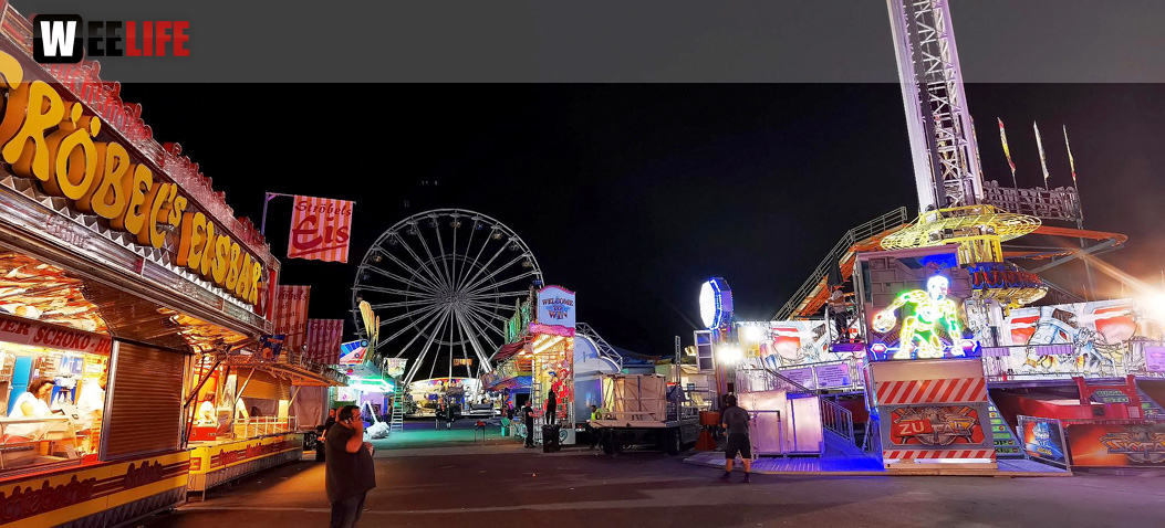 Hofer Volksfest 2022 Abbau 7.8.22 8.8.22