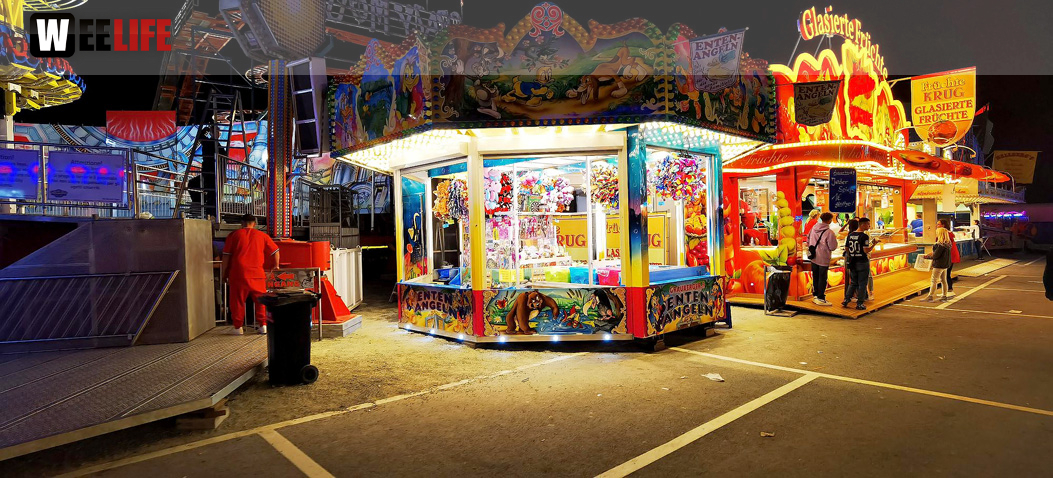 Hofer Volksfest 2022 Abbau 7.8.22 8.8.22
