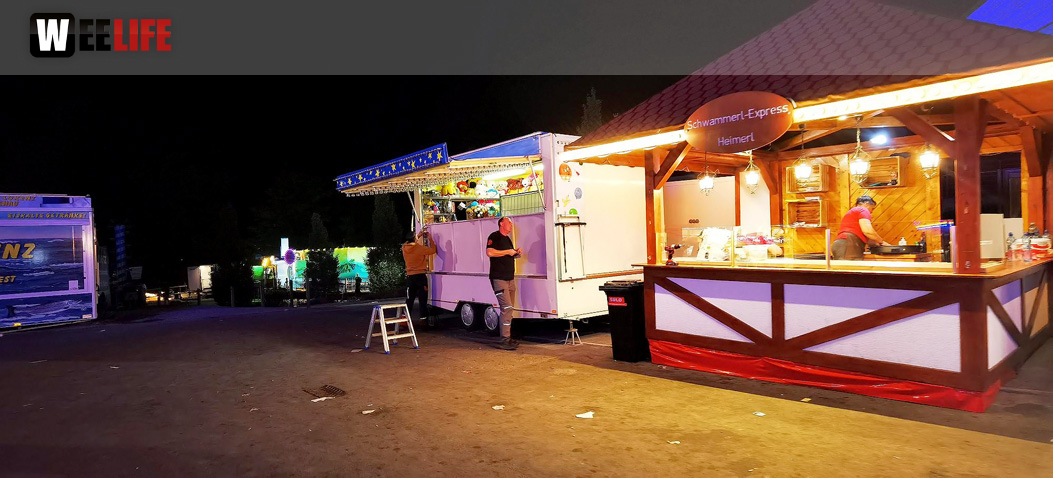 Hofer Volksfest 2022 Abbau 7.8.22 8.8.22