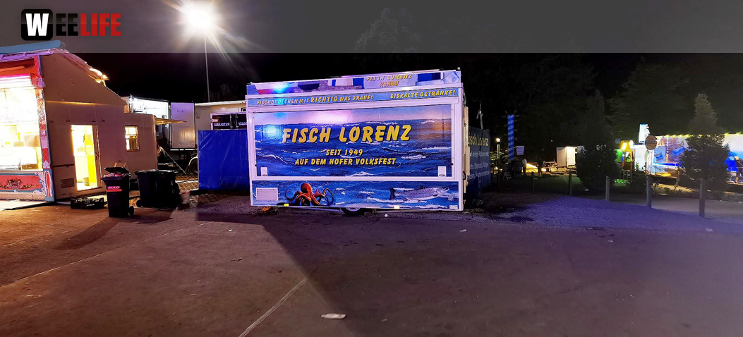 Hofer Volksfest 2022 Abbau 7.8.22 8.8.22