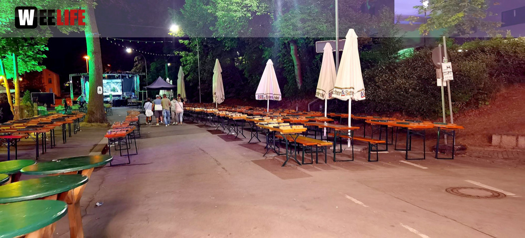 Hofer Volksfest 2022 Abbau 7.8.22 8.8.22