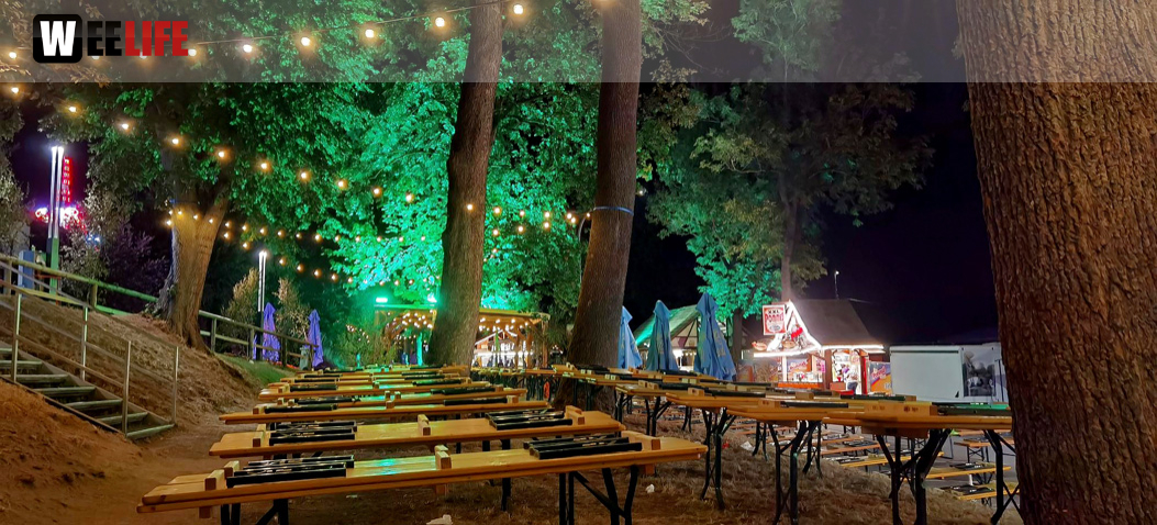 Hofer Volksfest 2022 Abbau 7.8.22 8.8.22