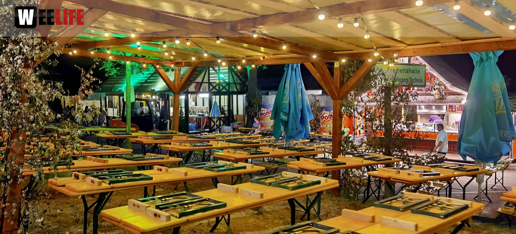 Hofer Volksfest 2022 Abbau 7.8.22 8.8.22