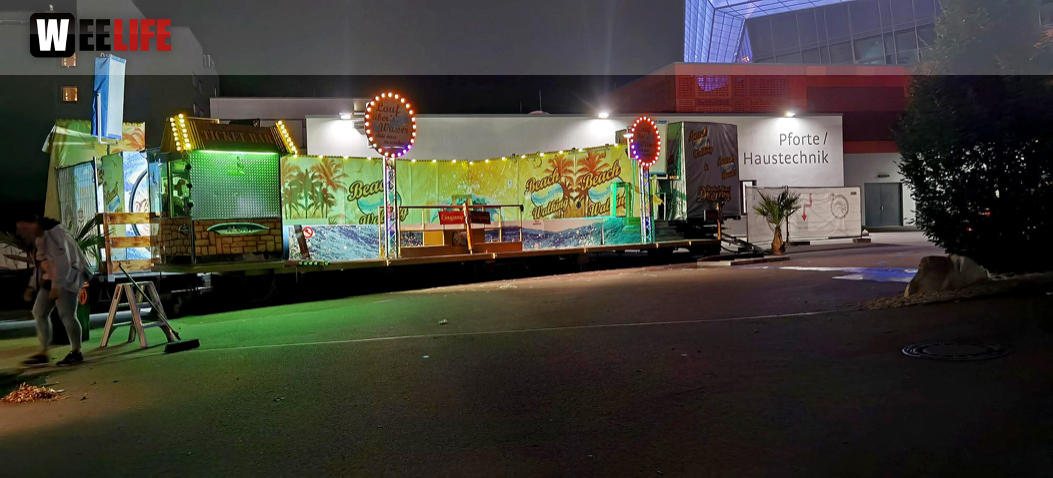 Hofer Volksfest 2022 Abbau 7.8.22 8.8.22