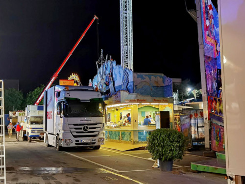 Hofer Volksfest 2022 Abbau 7.8.22 8.8.22 – Foto 25