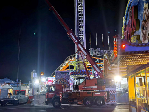 Hofer Volksfest 2022 Abbau 7.8.22 8.8.22 – Foto 26