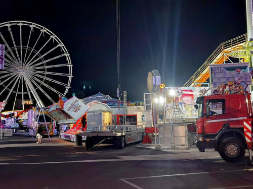 Hofer Volksfest 2022 Abbau 7.8.22 8.8.22 – Foto 27