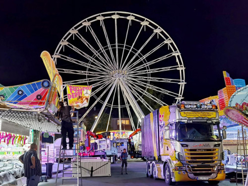 Hofer Volksfest 2022 Abbau 7.8.22 8.8.22 – Foto 28