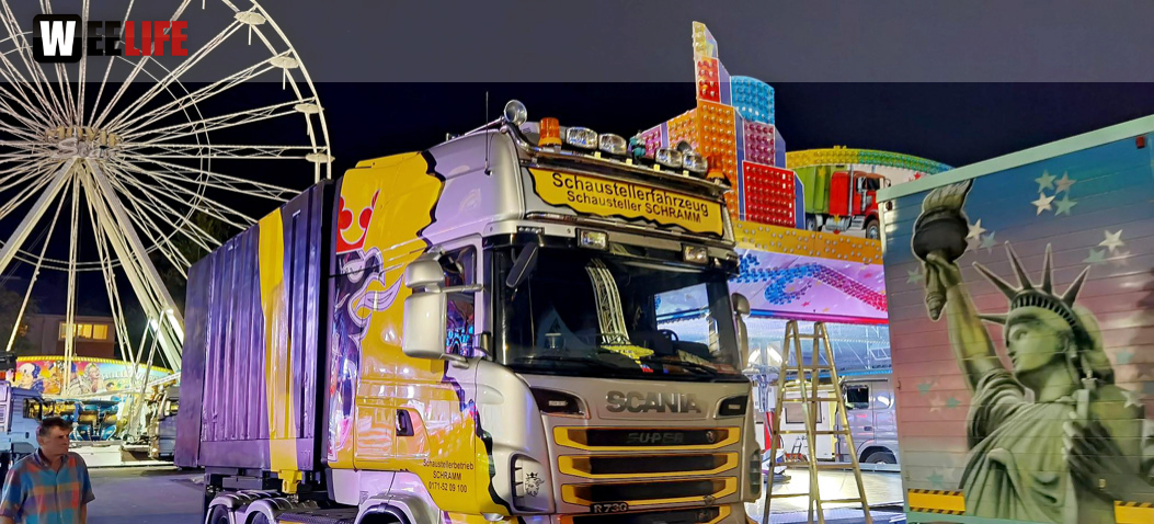 Hofer Volksfest 2022 Abbau 7.8.22 8.8.22