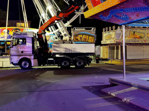 Hofer Volksfest 2022 Abbau 7.8.22 8.8.22 – Foto 32