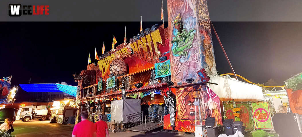 Hofer Volksfest 2022 Abbau 7.8.22 8.8.22