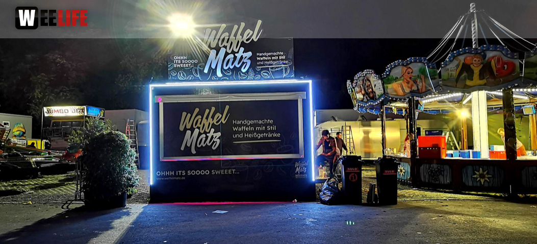 Hofer Volksfest 2022 Abbau 7.8.22 8.8.22