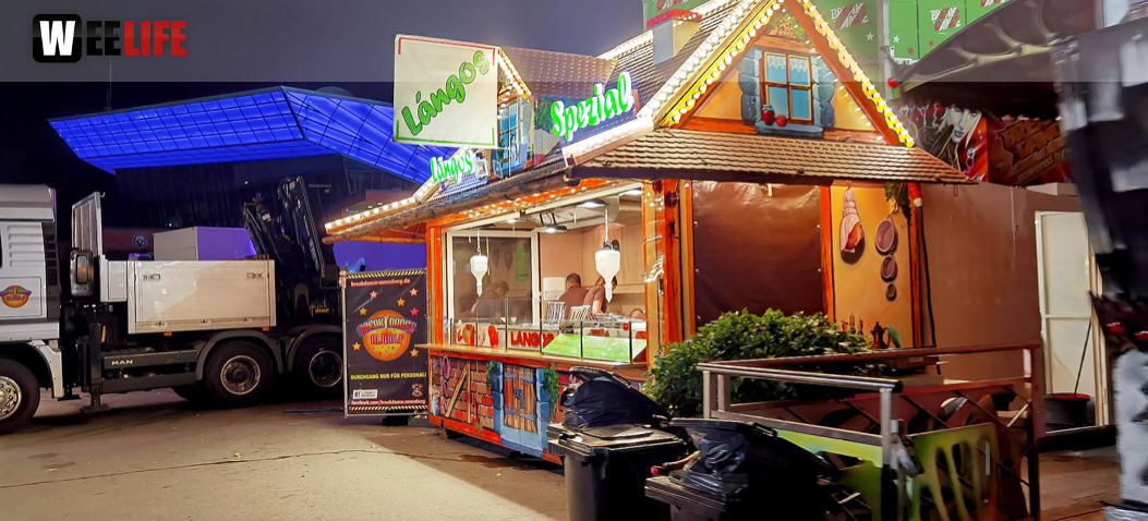 Hofer Volksfest 2022 Abbau 7.8.22 8.8.22