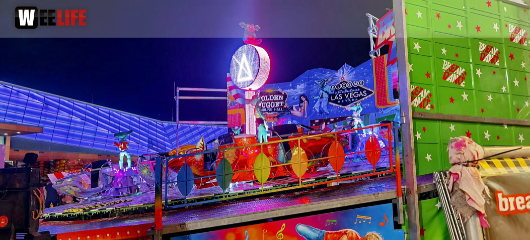Hofer Volksfest 2022 Abbau 7.8.22 8.8.22