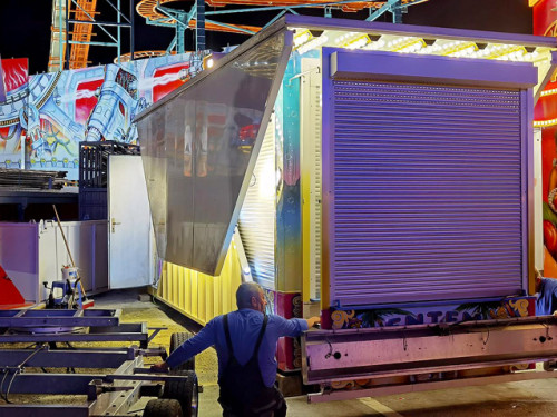 Hofer Volksfest 2022 Abbau 7.8.22 8.8.22 – Foto 51