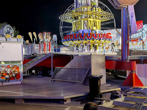 Hofer Volksfest 2022 Abbau 7.8.22 8.8.22 – Foto 52