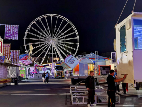 Hofer Volksfest 2022 Abbau 7.8.22 8.8.22 – Foto 54