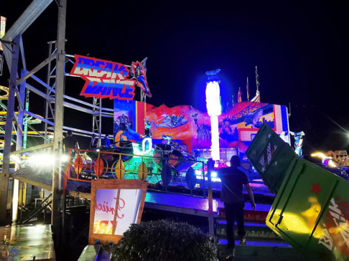 Hofer Volksfest 2022 Abbau 7.8.22 8.8.22 – Foto 58