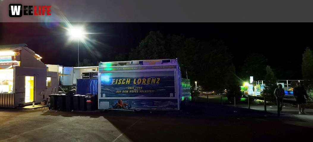 Hofer Volksfest 2022 Abbau 7.8.22 8.8.22