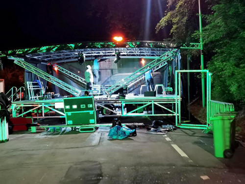 Hofer Volksfest 2022 Abbau 7.8.22 8.8.22 – Foto 63