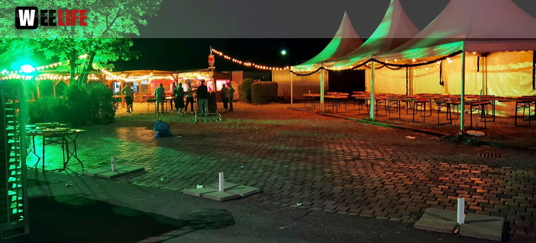 Hofer Volksfest 2022 Abbau 7.8.22 8.8.22