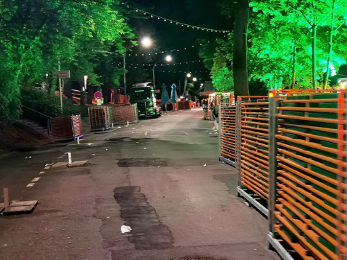 Hofer Volksfest 2022 Abbau 7.8.22 8.8.22 – Foto 72