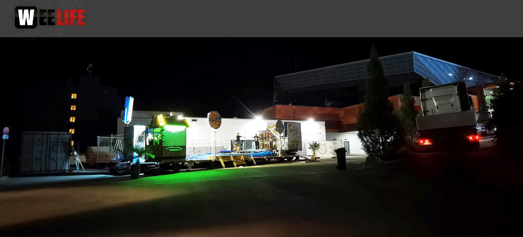 Hofer Volksfest 2022 Abbau 7.8.22 8.8.22