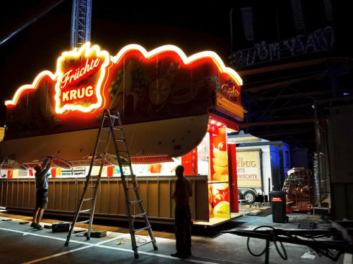 Hofer Volksfest 2022 Abbau 7.8.22 8.8.22 – Foto 82
