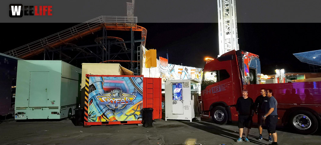 Hofer Volksfest 2022 Abbau 7.8.22 8.8.22