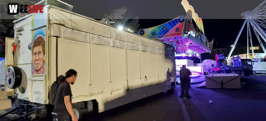 Hofer Volksfest 2022 Abbau 7.8.22 8.8.22