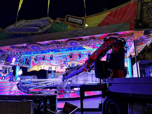 Hofer Volksfest 2022 Abbau 7.8.22 8.8.22 – Foto 92