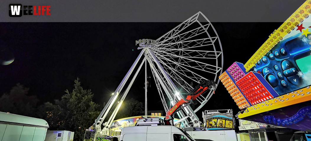 Hofer Volksfest 2022 Abbau 7.8.22 8.8.22