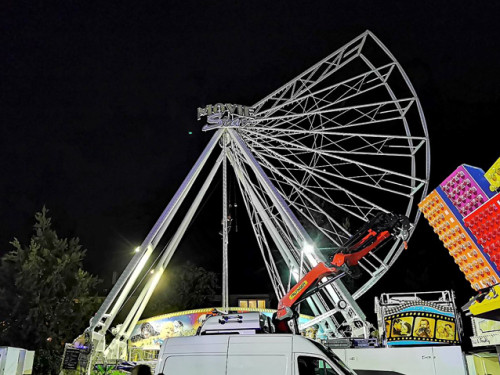 Hofer Volksfest 2022 Abbau 7.8.22 8.8.22 – Foto 93