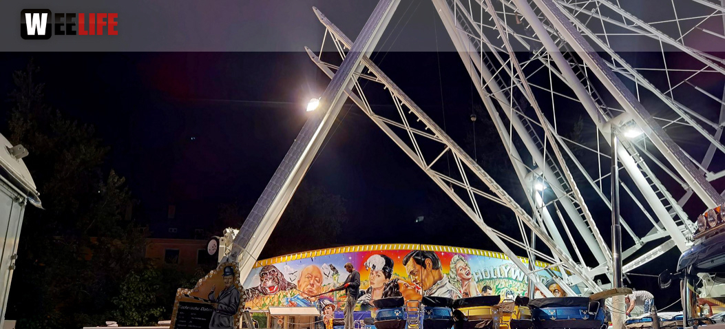 Hofer Volksfest 2022 Abbau 7.8.22 8.8.22