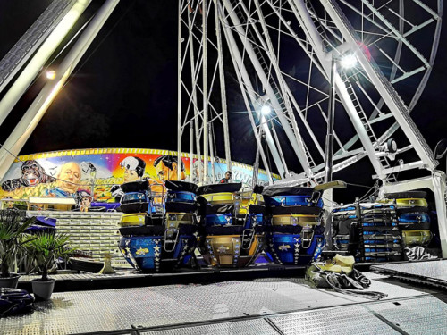Hofer Volksfest 2022 Abbau 7.8.22 8.8.22 – Foto 99