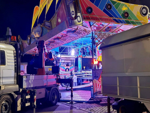 Hofer Volksfest 2022 Abbau 7.8.22 8.8.22 – Foto 101