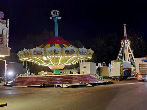 Hofer Volksfest 2022 Abbau 7.8.22 8.8.22 – Foto 103